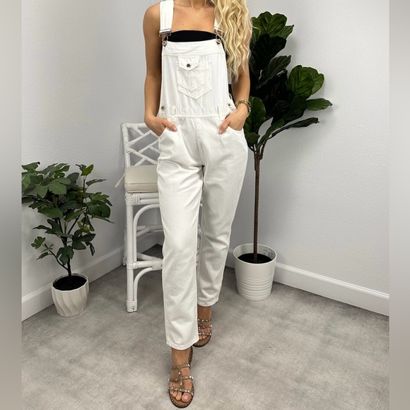 FP Movement by Free People Denim - FPWomen's Cream Overalls